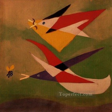 Dos golondrinas 1932 Pablo Picasso Pinturas al óleo